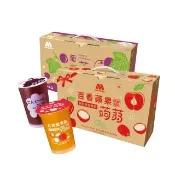 【MOS 摩斯漢堡】MOS摩斯漢堡 蒟蒻禮盒(190g*15入/盒)2盒組(百香蘋果+冬瓜/芭樂/葡萄/檸檬)