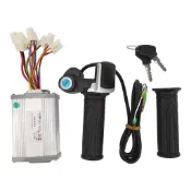 【Lixada】 24V 800W 自行車控制器,帶方屏數顯油門把手套件,適用於電動三輪車