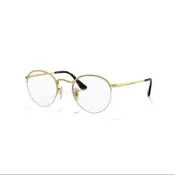 【RayBan 雷朋】半框光學眼鏡(金#RB3947V 2500-53mm)