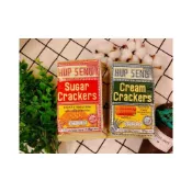 (店+)HUP SENG 馬來西亞餅乾 蘇打餅 奶素 乒乓較較餅 乒乓大方卜 甜味 甜味 小巧包裝 酥脆 125g KFD101