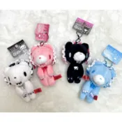 暴力熊 血粉熊 刺繡毛絨公仔掛件 OST蕾絲帽掛件 女仆暴力熊 五色暴力熊 正版帶標Gloomy bear 高11cm