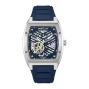【KENNETH COLE】酒桶型透視鏤空機械紳士腕錶 KCWGZ0046101 40mm 現代鐘錶