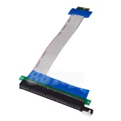 PCI-E 1X-16X 延長線 轉接線 顯示卡 介面卡 1X轉16X 軟排線 公對母 BTC/LTC 比特幣 挖礦