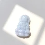 紫羅蘭翡翠寶瓶觀音菩薩項鍊 | 天然緬甸玉翡翠A貨 | 送禮