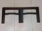 桌腳.椅腳(13)~~檜木+烏心石~~高約45.5CM~~早期佛桌桌腳~~一對合售