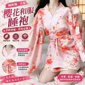 👗文文衣倉👒睡袍 睡衣 居家服 純欲風日系浴袍櫻花和服可愛浴衣睡袍性感和風睡衣日式性感女睡衣