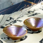 曜變黃金天目斗笠杯 | 收藏典藏 匠心手作 珍藏推薦 茶道藝術
