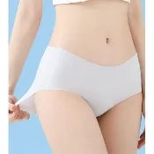 【Muses】冰絲內褲 女運動內褲 無痕三角褲 健身內褲 涼爽透氣 輕薄舒適 彈力設計 柔軟親膚(40-70kg)