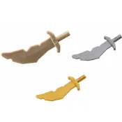 〈樂高人偶小舖〉正版樂高 LEGO 武器Y3-1 士兵 大刀 土匪 彎刀 4611882 配件 60752