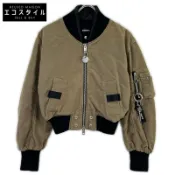 【DOKODEMO】Diesel棕色拉鍊短版外套 XS碼 [二手]