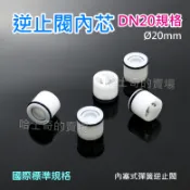 【哈士奇的賣場②】DN20 內塞式 逆止閥 6分 20mm 內芯 管路專用 熱水器專用 改善 水鎚 震動 降低噪音 防逆