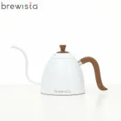 全球選品1館 生活百貨 Brewista 不鏽鋼手沖咖啡細口壺 細長嘴木紋手柄 實用0.7L