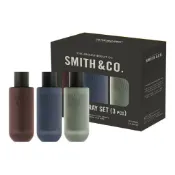 SMITH & CO. 香氛噴霧 100毫升 X 3入組 黑沉香與藏紅花 + 煙燻皮革與佛手柑 + 琥珀與小蒼蘭
