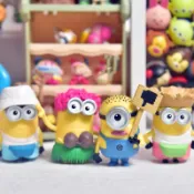 神偷奶爸 小小兵 Minions 草裙舞 舉牌 公仔
