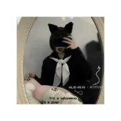 (店+)°• 𝘔𝘖𝘔𝘖𝘕𝘈 •°🫧現貨🫰 拍照利器 兩用 少女毛毛絨 可愛 狐狸耳朵髮箍 髮飾