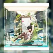 滿299發貨.移不動.APEX約戰精靈再臨時崎狂三墨色生香 手辦展示盒