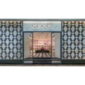正品GUCCI Pewter Guccissima全真皮壓紋托特肩背包