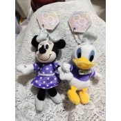 現貨Disney &午後紅茶100週年米妮唐老鴨玩偶吊飾