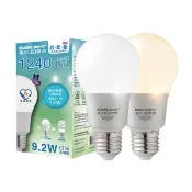 【Everlight 億光】LED燈泡 9.2W 超節能plus(白光/黃光)