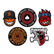 Spitfire x Thrasher 聯名貼紙組