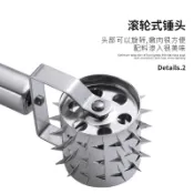 ✨台灣現貨📦 不銹鋼430 牛排錘 松肉針 家用嫩肉器 扎孔斷筋器 敲打肉錘 扣肉插肉針 廚房 省力 #丹丹悅生活