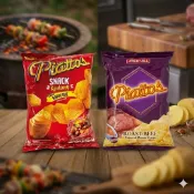 【Piattos】 六角洋芋片 烤牛肉/起司/辣起司 Potato Crisps Roast Beef Cheese