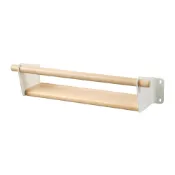 【IKEA 宜家家居】NEREBY 上牆式層架, 樺木, 40x10 公分