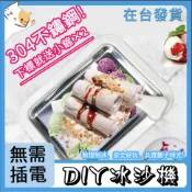 公司貨🔥無需用電 304不鏽鋼家用冰沙機 炒冰 冰沙盤 炒冰機 冰激凌機 冰激凌玩具 兒童禮物 冰沙酸奶 diy冰沙雪糕