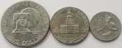 【滿300出貨】美國1976年建國200周年紀念幣25-50分-1美元紀念硬幣3枚套幣一套