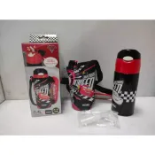【特價出清】THERMOS 膳魔師保冷瓶 _400ml_汽車總動員 閃電麥坤 含背帶/備用吸管 兒童水壺 水杯