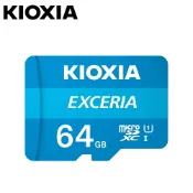 【三井3C購物網】【KIOXIA 鎧俠】64GB MicroSDXC U1 A1 記憶卡｜附轉卡