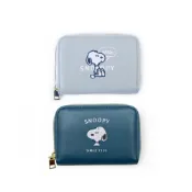 Peanuts史努比皮質短夾零錢包-Norns Original Design Snoopy 多層卡夾 小錢包