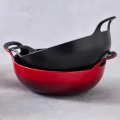 Le Creuset 🇫🇷櫻桃紅 雪紡粉 沉靜黑 加勒比海藍 巴蒂鍋 鑄鐵鍋 咖哩鍋 20cm 24cm LC