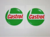 3M反光貼紙 castrol 嘉實多 機油品牌 圓形貼紙 車身 車殼 碼錶面板 車牌 安全帽貼紙 刮傷修補 Dio EZ