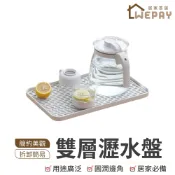【Wepay首選】多功能雙層瀝水盤 雙層瀝水盤 瀝水盤 瀝水架 瀝水托盤 集水盤 滴水盤 接水盤 廚房托盤 長方形置物盤