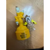 迪士尼 Disney 美女與野獸 絕版收藏 燭台先生 蠟燭先生 古董玩具 時鐘 葛士華 玩具公仔 印章 收藏