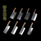 龍泉俠客堂家用菜刀 方頭切片刀 龍泉菜刀 銅龍裝鍛打手工刀 精禮品刀【行運賣場】