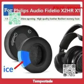 臺貨適用於 Philips Fidelio X2HR X1 耳罩 耳機套 耳機罩 頭戴式耳機保護套 替換配件 耳墊