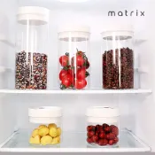 【Matrix】保鮮玻璃密封罐/咖啡豆罐/五穀雜糧/密封盒/保鮮盒/真空罐/儲物罐/分裝/收納/防潮/防霉