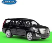 阿莎力 Welly 威利 凱迪拉克  凱雷德 正版授權 1：36 1/36   合金車 模型車 迴力車R01