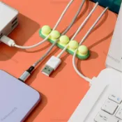 熱賣 數據線理線器充電線收納器桌面固定卡扣鼠標線夾網絡整理線固線器