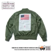 🚗本島出貨🚗⭐️優選  美式軍裝 Blood Chit 春秋空軍飛行員 夾克 MA-1男潮國旂 外套  裘