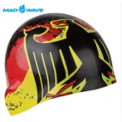 俄羅斯MADWAVE成人矽膠泳帽 GERMANY