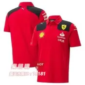  樂拼購🔥2023新款F1法拉利賽車服阿斯頓馬丁工作服圓領polo衫短袖勒克萊爾  露天市集  全臺最大的網路購物市集