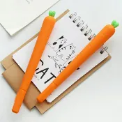 Mycolor 紅蘿蔔0.5mm中性筆 學校 辦公 文具 實用 學生 黑色 書寫 筆記 塗鴉 草稿 ♚MY COLOR♚【J122】