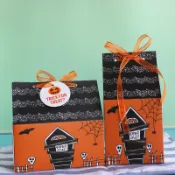 [Day's select] 萬聖節-房子造型紙盒 精美送禮禮盒 餅乾糖果蛋糕包裝盒 童話卡通