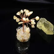 【Make a wish】黃水晶開運招財許願水晶樹 過年發財樹水晶擺件