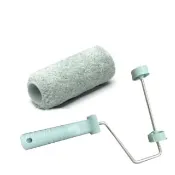 【Anza 瑞典原裝進口】歐洲刷具領導品牌 滾筒刷組 滾筒架/絨毛滾筒 油漆筒(18cm 綠色 屋內牆面專用)