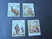 【雲品1】寮國Laos 1982 Sc 355-358 Elephant FU 