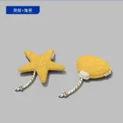 小貓磨牙消耗精力玩具（啃咬潔齒 絲瓜絡 貓咪玩具）